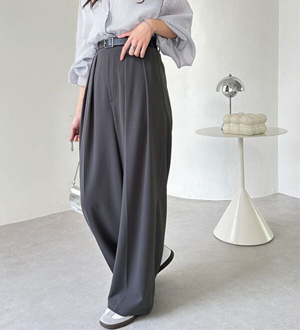 GeeRA（ジーラ）の「インタックスラックスワイドパンツ（フルレングスパンツ）」｜詳細画像