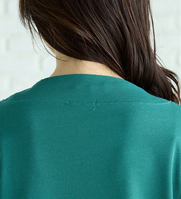 BELLUNA（ベルーナ）の「ワイドネックデザイン重ね着風プルオーバー（カットソー）」｜詳細画像