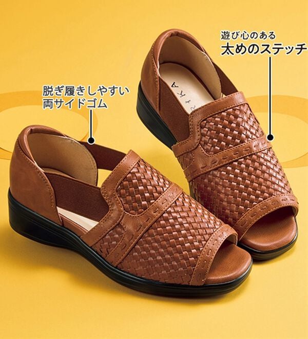 BELLUNA（ベルーナ）の「５Ｅメッシュデザインサンダル（サンダル・ミュール）」｜詳細画像