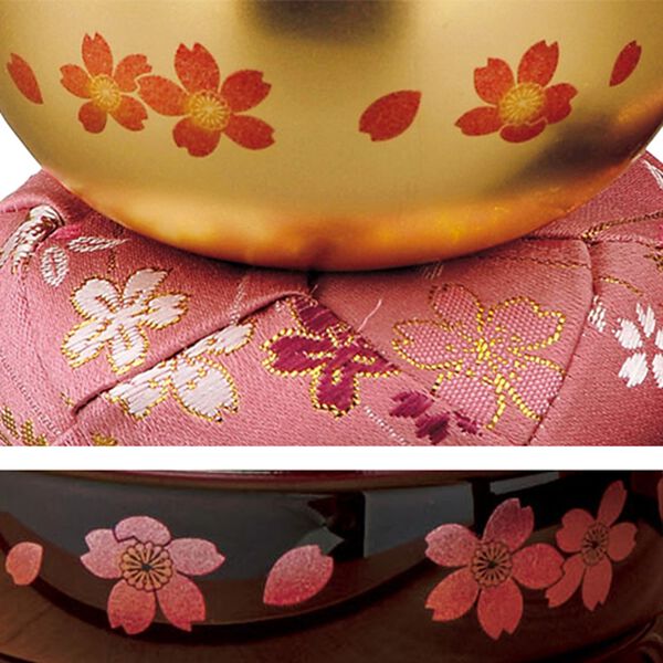 「蒔絵模様入り　りん台５点セット（仏壇・仏具）」｜詳細画像