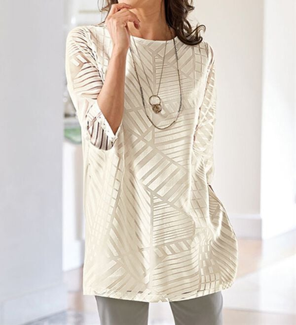 BELLUNA（ベルーナ）の「幾何柄オパールジャケットアンサンブル（その他ジャケット）」｜詳細画像