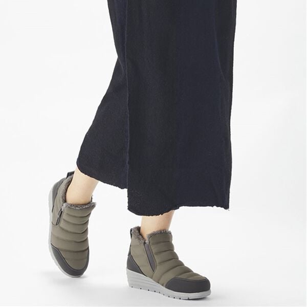 ルフラン（ルフラン）の「あったかキルティング裏ボアブーツ（ブーツ）」｜詳細画像