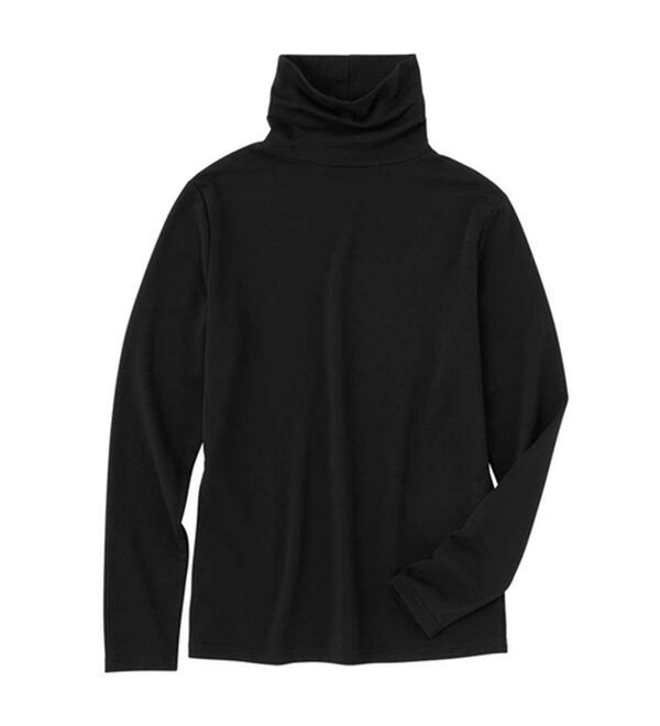 Viola e Viola（ヴィオラ エ ヴィオラ）の「【選べる衿】あったか裏起毛トップス＜ハイネック・クルーネック＞（カットソー）」｜詳細画像