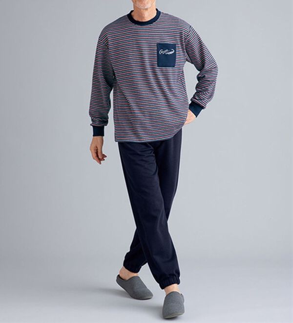 「【２着組】＜クロコダイル＞ルームウェア（メンズルームウェア）」｜2着組