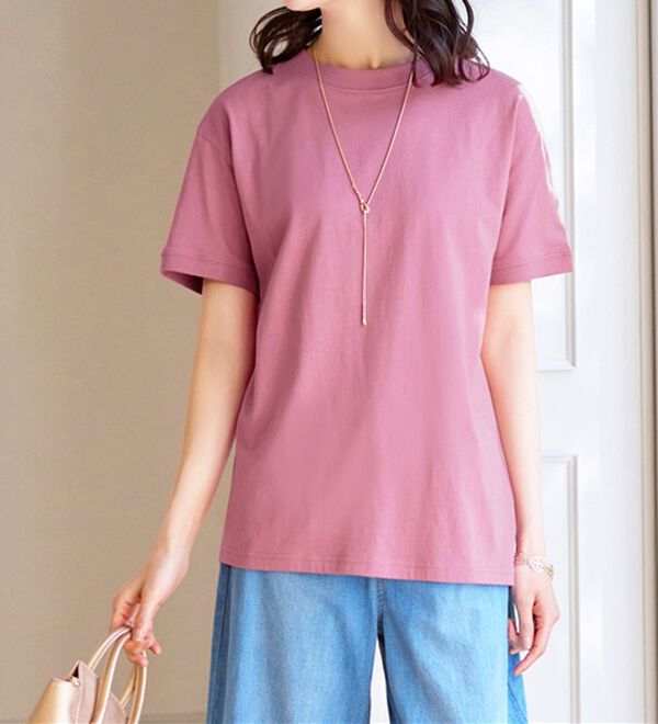 BELLUNA（ベルーナ）の「ヒンヤリ！綿１００％大人顔サマ見えＴシャツ（Tシャツ）」｜詳細画像