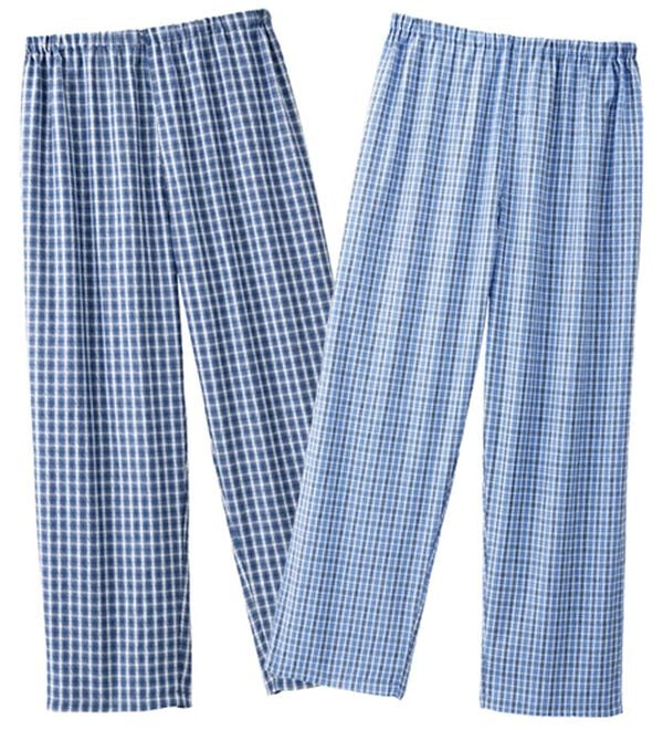 「【２色組】綿１００％お父さんの下だけパジャマ（メンズルームウェア）」｜2色組