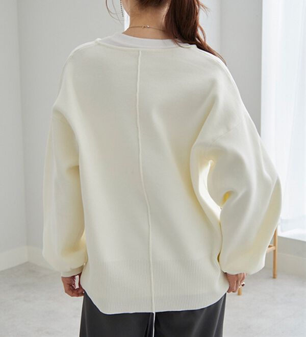 GeeRA（ジーラ）の「ハーフジップニットプルオーバー（ニット・セーター）」｜詳細画像