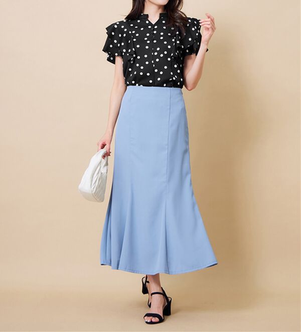 alotta（アロッタ）の「フリルデザインブラウス（ブラウス）」｜詳細画像