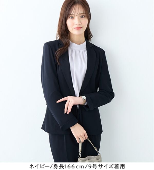 alotta（アロッタ）の「【２点セット】洗える！多機能セットアップ＜７号～２３号＞（パンツスーツ）」｜詳細画像