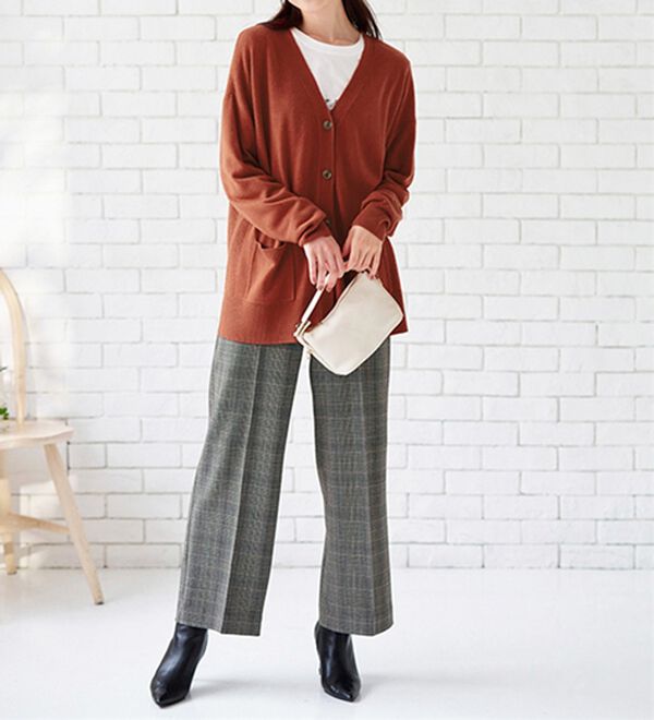 BELLUNA（ベルーナ）の「もちもちカシミヤタッチニットカーディガン（ニットカーディガン）」｜詳細画像