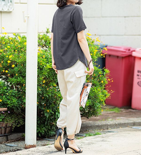 BELLUNA（ベルーナ）の「ヒンヤリ！着映えプリントプルオーバー（カットソー）」｜詳細画像