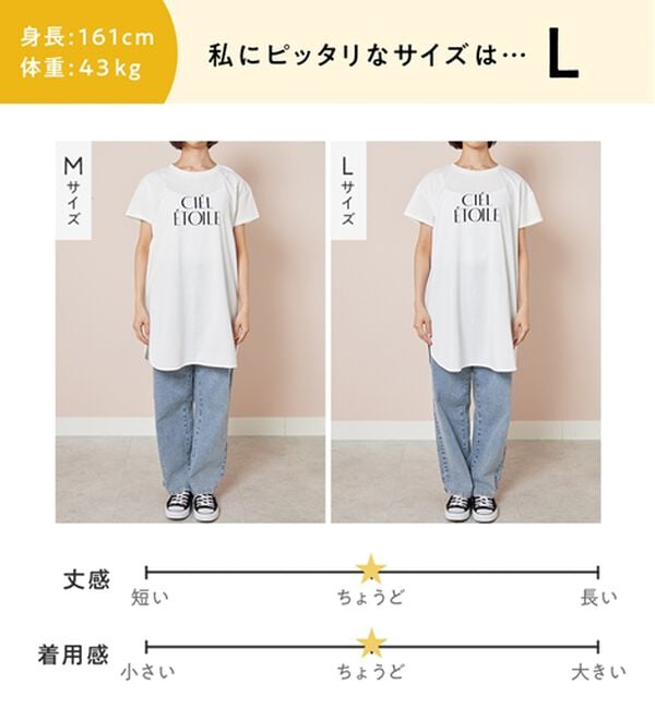 Viola e Viola（ヴィオラ エ ヴィオラ）の「ひんやり＆さらり綿混チュニックＴシャツ（チュニック）」｜詳細画像