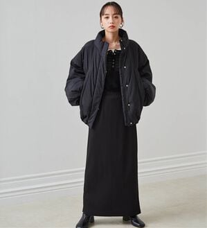 RANAN（ラナン）の「オーバーサイズモンスター中わたブルゾン（ブルゾン）」｜ブラック