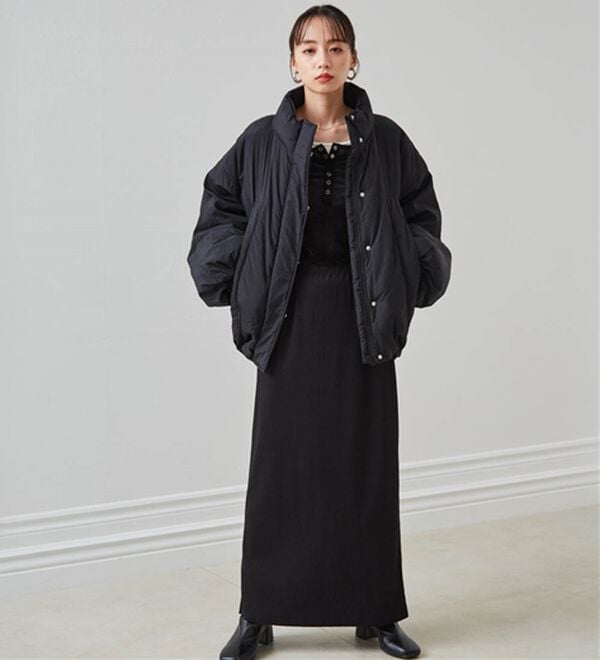 RANAN（ラナン）の「オーバーサイズモンスター中わたブルゾン（ブルゾン）」｜ブラック