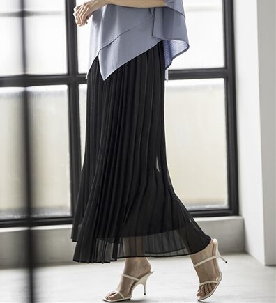 RANAN（ラナン）の「プリーツロングスカート（ロングスカート）」