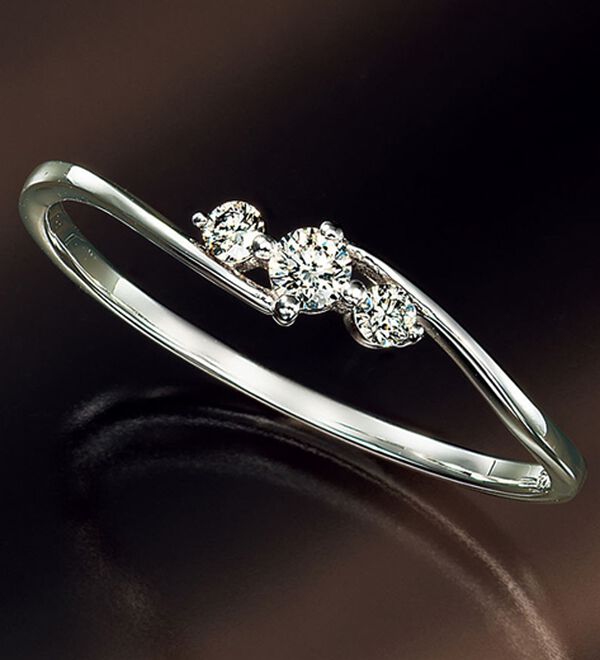 ルフラン（ルフラン）の「プラチナスリーダイヤリング（リング）」｜1