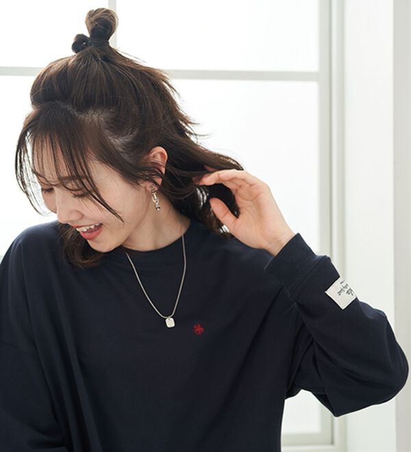 BELLUNA（ベルーナ）の「【ＰＯＬＯ　ＢＣＳ】ミニ裏毛素材ゆるトレーナー（トレーナー・スウェット）」｜詳細画像