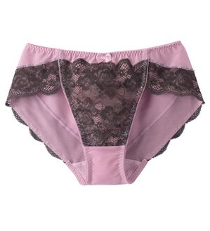 YU'NOW（ユナウ）の「スキッとスリムショーツ　～配色カラー～（ショーツ）」｜ピンク系