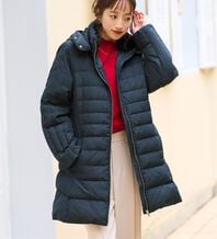 BELLUNA（ベルーナ）の「細見え！フレンチダウン使いロング丈コート（ロングコート）」