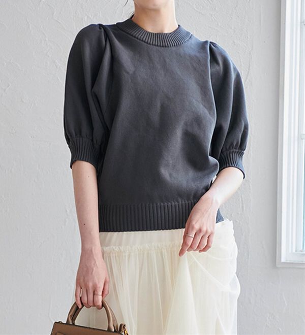RANAN（ラナン）の「ボリュームパフスリーブニットトップス（ニット・セーター）」｜詳細画像