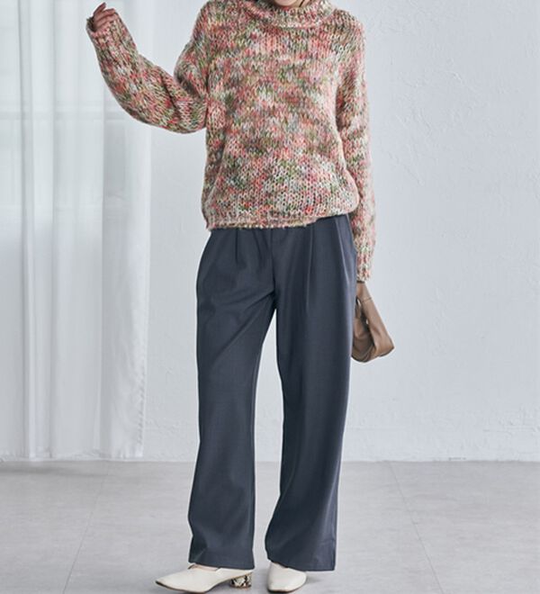 RANAN（ラナン）の「ミックスカラーシャギーニット（ニット・セーター）」｜詳細画像