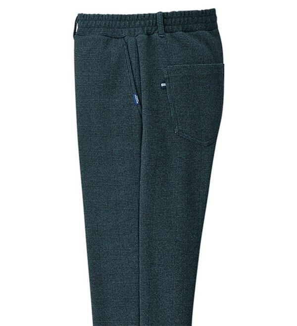 「そのままお出かけジャージパンツ（メンズフルレングスパンツ）」｜ネイビー