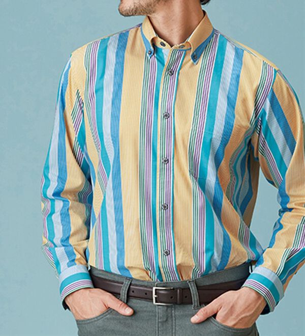 「＜コムルヴァン・オム＞毎日快適ソフトオックスシャツ（メンズシャツ）」｜詳細画像