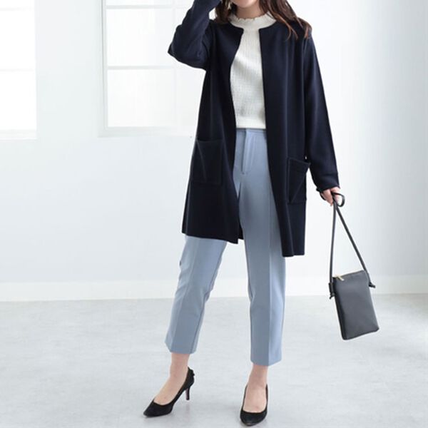 BELLUNA（ベルーナ）の「嬉しい機能付！ミラノリブカーディガン（ニットカーディガン）」｜詳細画像