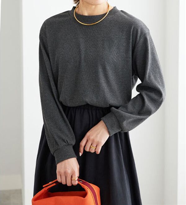 BELLUNA（ベルーナ）の「ドッキングデザインロングワンピース（ドッキングワンピース）」｜詳細画像