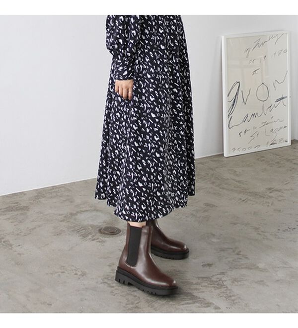 GeeRA（ジーラ）の「トラックソールサイドゴアブーツ（ブーツ）」｜詳細画像