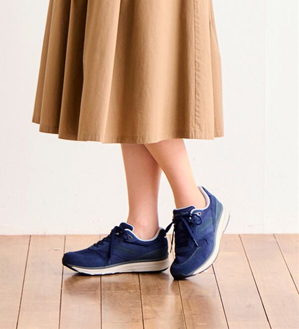 BELLUNA（ベルーナ）の「アサヒメディカルウォーク牛革ベロア靴（スニーカー）」｜詳細画像