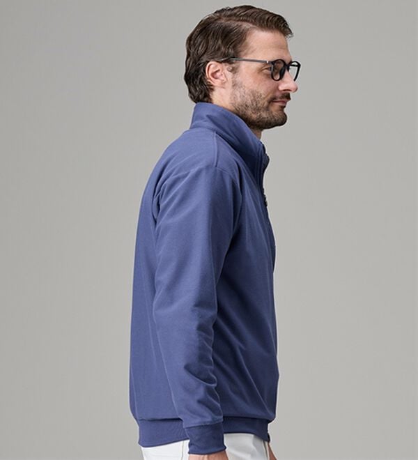 「＜アーノルド　パーマー＞シャツレイヤードカルゼトレーナー（メンズトレーナー）」｜詳細画像