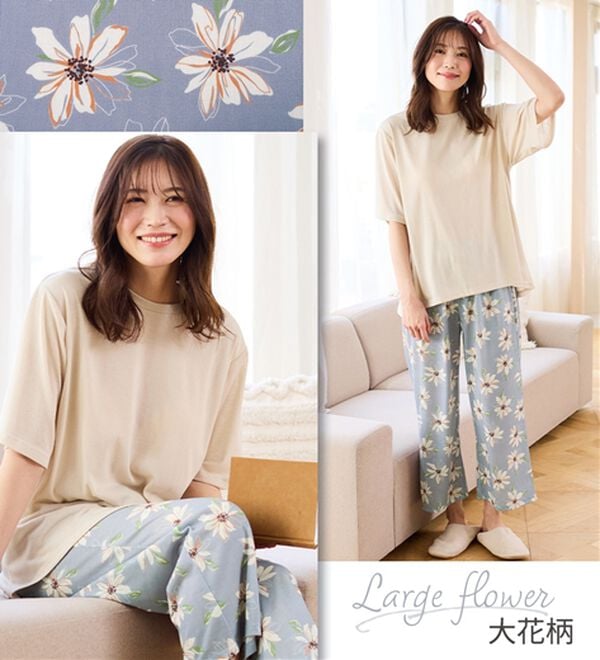 LAVIENNE（ラヴィエンヌ）の「【寝苦しさにさよなら】風がス～っと肌さら！涼しいメッシュ使いパジャマ（パジャマ・ルームウェア）」｜詳細画像