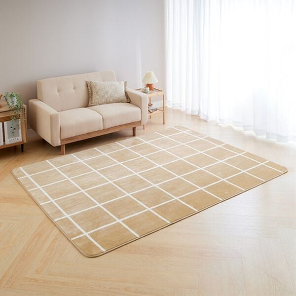 iellio（イエリオ）の「北欧調洗えるはっ水フランネルラグ＜ロングシーズン・床暖対応・洗濯可能・ウォッシャブル・おしゃれ・はっ水＞（ラグ）」｜詳細画像