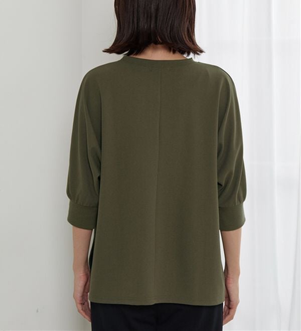 BELLUNA（ベルーナ）の「リブ切替ドルマンデザインプルオーバー（カットソー）」｜詳細画像