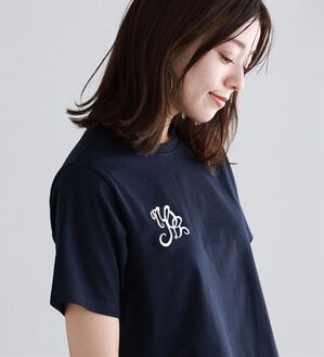 Pierrot（ピエロ）の「シルケット刺繍Ｔシャツ（Tシャツ）」｜詳細画像