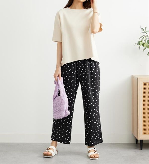 BELLUNA（ベルーナ）の「とろりん触感！ゆったりプルオーバー（カットソー）」｜詳細画像