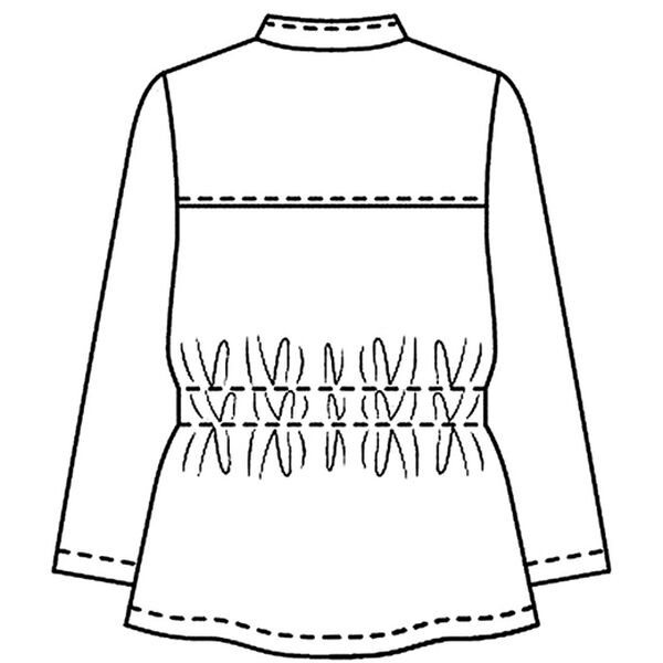 ルフラン（ルフラン）の「千鳥柄切替中わたジャケット＜クラリア＞（ハーフコート）」｜詳細画像