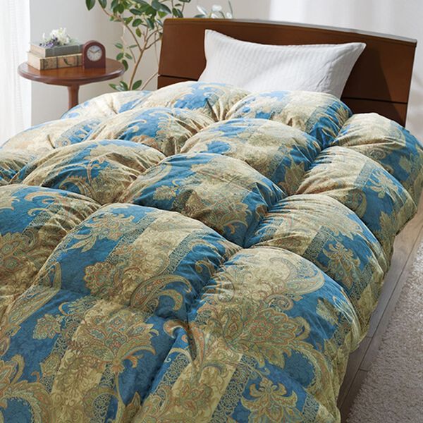 「エクセルゴールド羽毛掛布団（掛布団）」｜ブルー