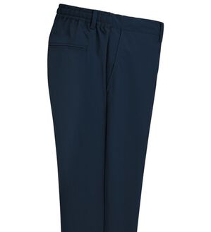 「ひやのびナイロンストレッチスラックス（メンズスラックス）」｜ネイビー