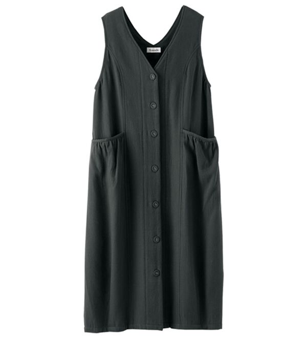 BELLUNA（ベルーナ）の「＜＆ｃｏｃｏｃｈｉ＞綿１００％二重織コクーンジャンパースカート（ジャンパースカート）」｜詳細画像