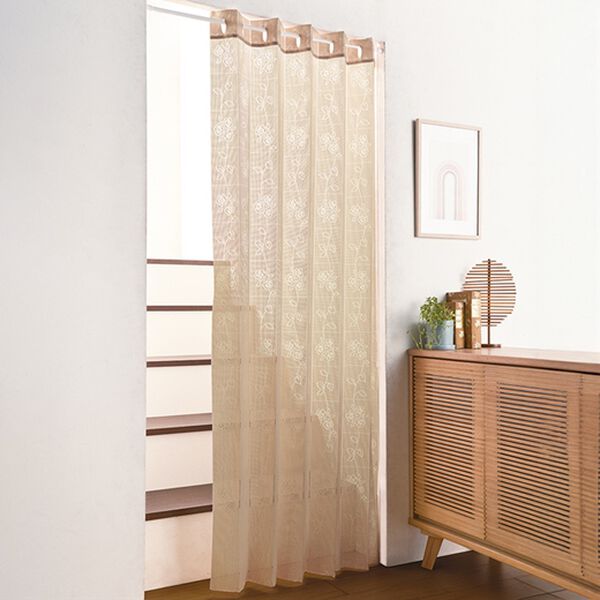 「日本製テイジン糸使用　断熱アコーディオンカーテン（のれん・間仕切り・カーテン関連品）」｜詳細画像