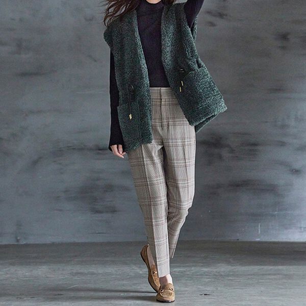 RANAN（ラナン）の「ウールライクボアベスト（ベスト）」｜詳細画像