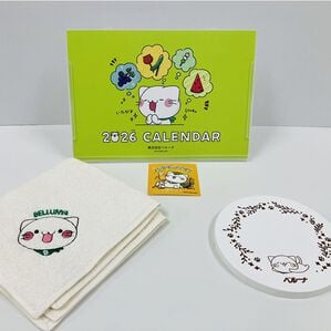 「べるーにゃ２０２５ありがとにゃセット（ミニタオル）（おもちゃ・ぬいぐるみ）」｜詳細画像