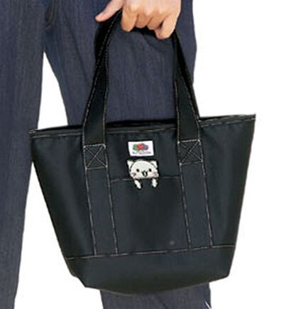 BELLUNA（ベルーナ）の「＜べるーにゃ&times;フルーツオブザルーム＞ポケット付ひょっこりミニトートバッグ（トートバッグ）」