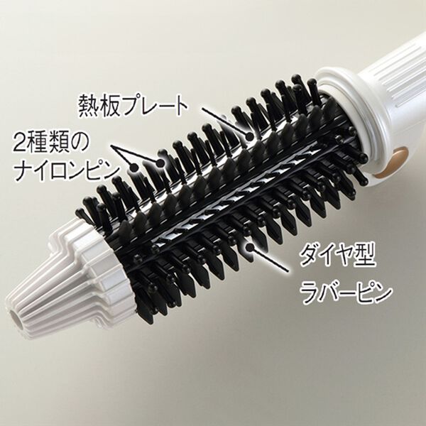 「クレイツイオン　ロールブラシキャッチ＆カール　２６ｍｍ（その他美容・健康機器）」｜詳細画像