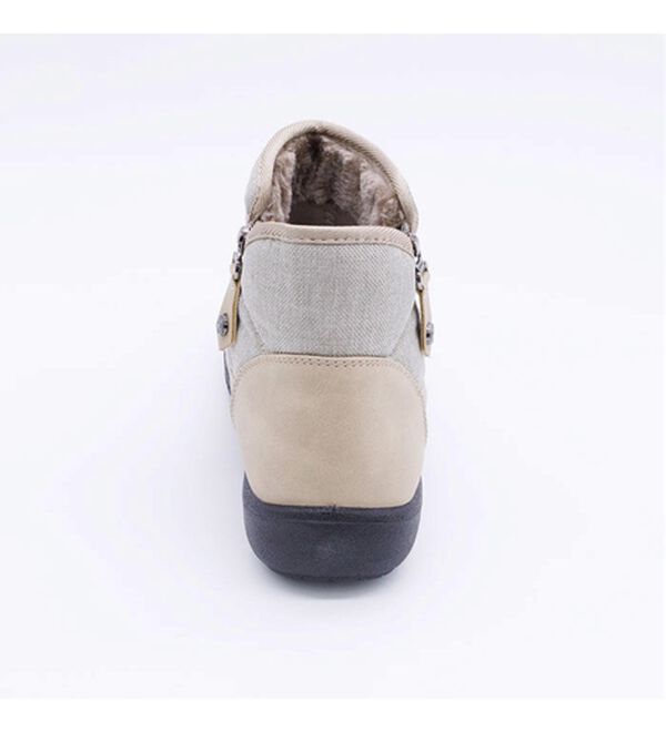 BELLUNA（ベルーナ）の「４Ｅはっ水ダブルファスナーショートブーツ（ブーツ）」｜詳細画像