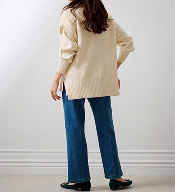 RANAN（ラナン）の「＜４つの機能付＞ケーブル柄ニットベスト（ベスト）」｜詳細画像