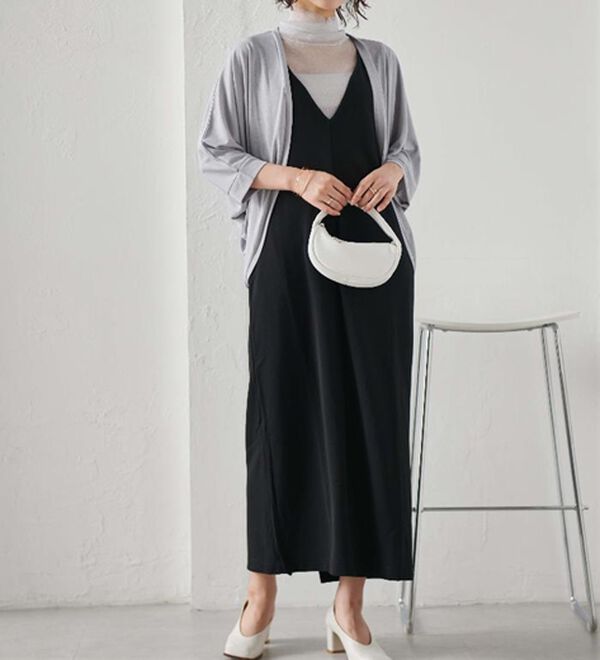 RANAN（ラナン）の「【選べる2丈】細見えが叶うジャンパースカート（ジャンパースカート）」｜詳細画像