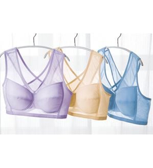 LAVIENNE（ラヴィエンヌ）の「【３色組】ふわっと軽くてムレない！美姿勢ブラ（ブラジャー）」｜3色組